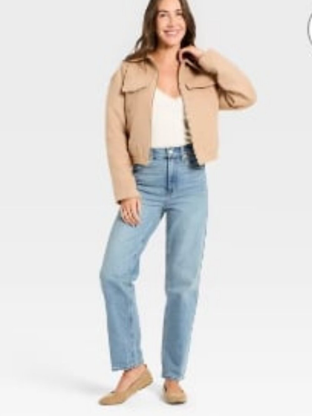New UNIVERSAL THREAD Vintage Highest-Rise Straight Jeans Vintage Light Wash 8\29